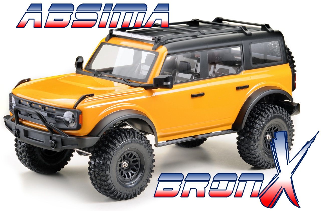 Automodel Absima1:8 EP Crawler CR1.8 "BronX" Orange RTR